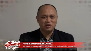 Herik Kurniawan Menyampaikan ucapan Selamat atas peringatan HUT SIN PO tv ke-3.