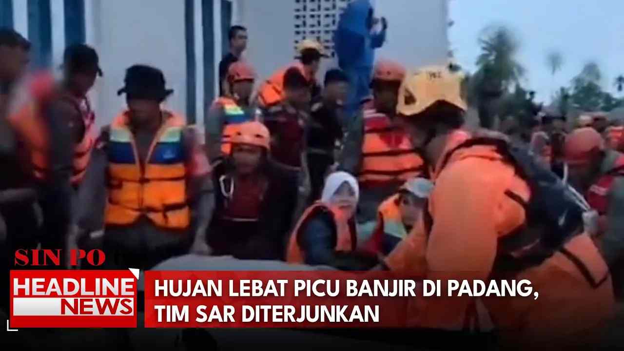 Hujan Lebat Picu Banjir di Padang, Tim Sar Diterjunkan