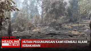 Hutan Pegunungan Kawi Kembali Alami Kebakaran