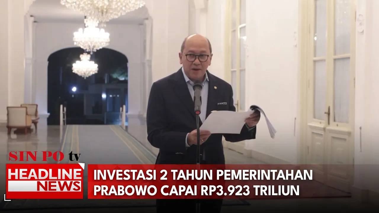 Investasi 2 Tahun Pemerintahan Prabowo Capai Rp3.923 Triliun