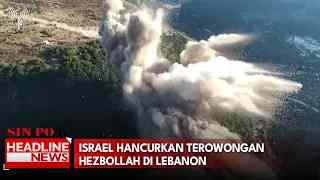 Israel Hancurkan Terowongan Hezbollah di Lebanon