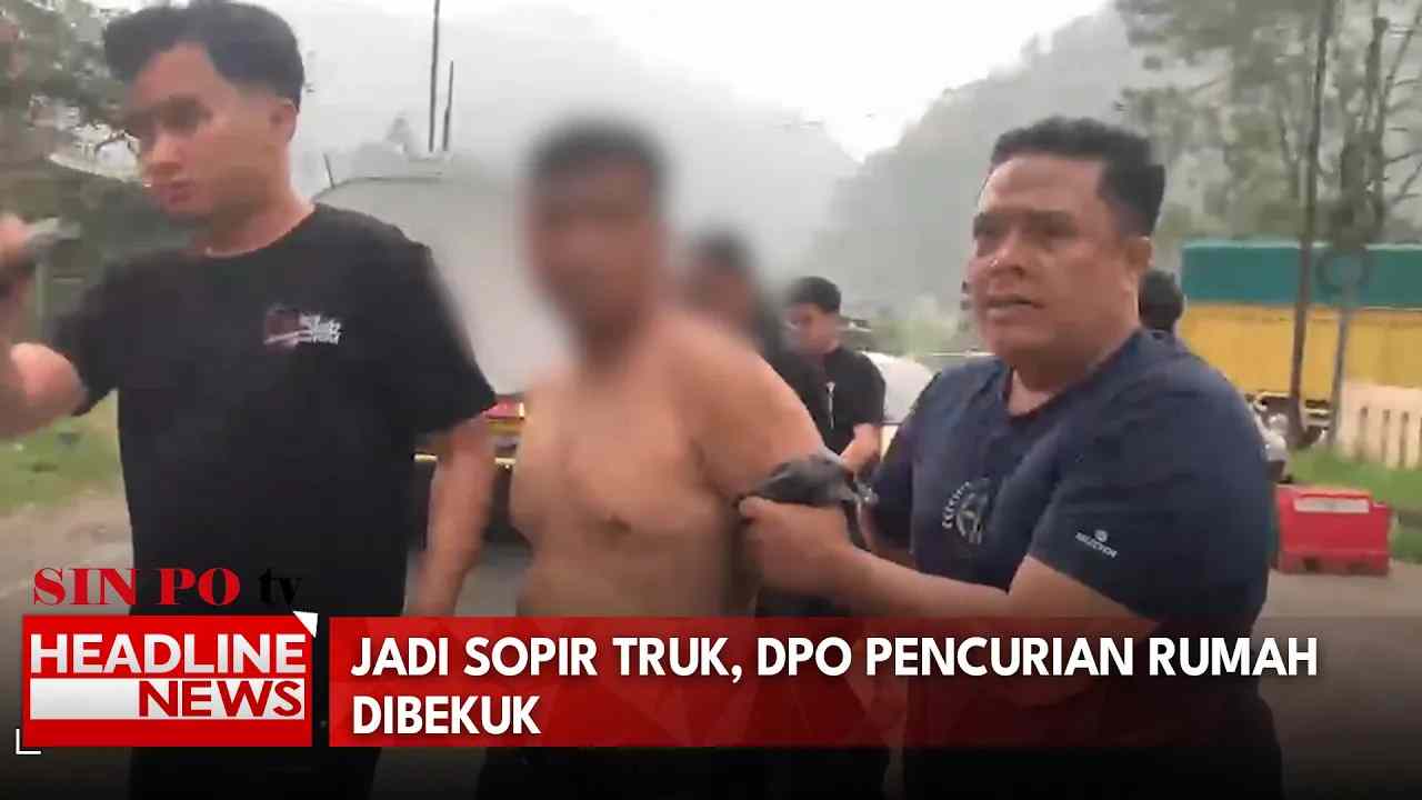 Jadi Sopir Truk, DPO Pencurian Rumah Dibekuk