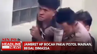 Jambret HP Bocah Pakai Pistol Mainan, Begal Dimassa