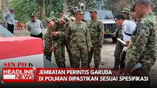 Jembatan Perintis Garuda Di Polman Dipastikan Sesuai Spesifikasi