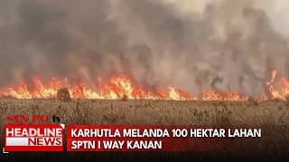 Karhutla Melanda 100 Hektar Lahan SPTN I Way Kanan