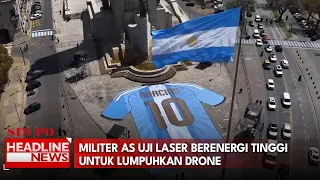 Kaus Raksasa Messi Terpasang Di Rosario