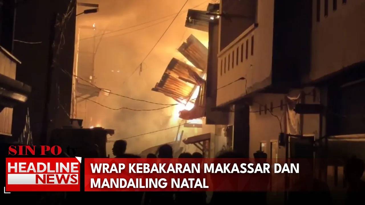 Kebakaran Melanda 9 Rumah Di Makassar Dan Mandailing Natal
