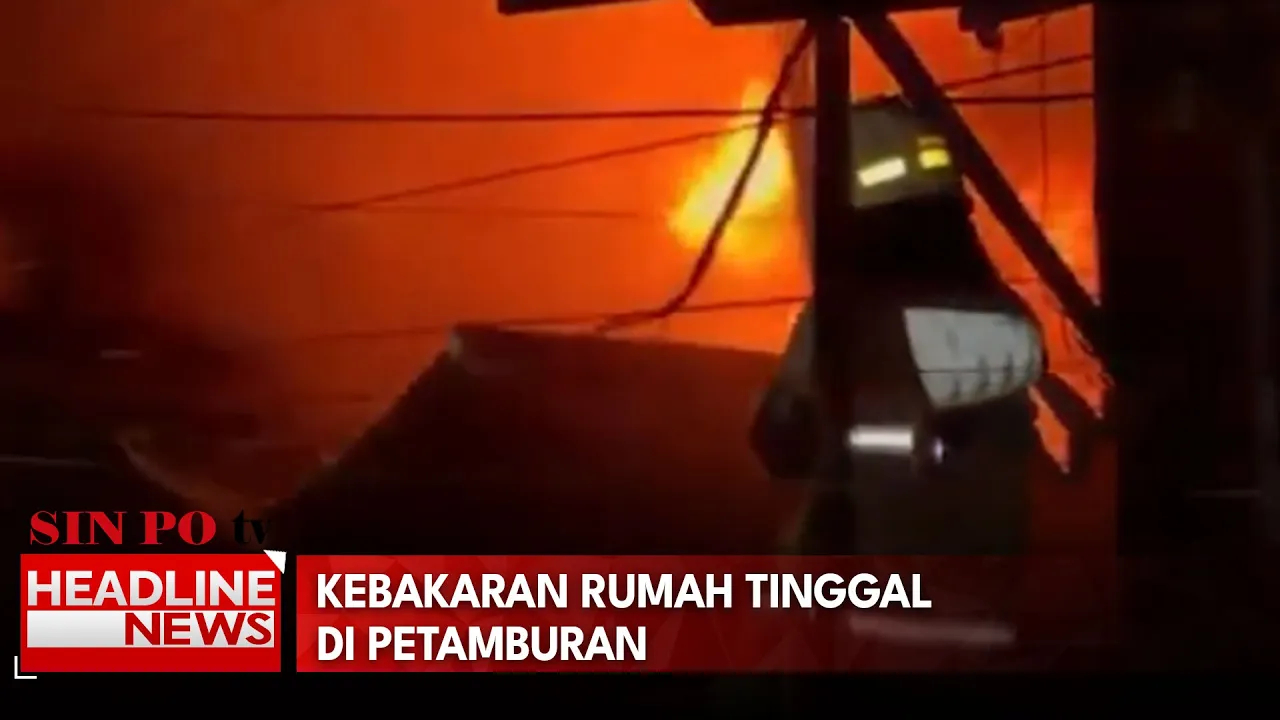 Kebakaran Rumah Tinggal di Petamburan