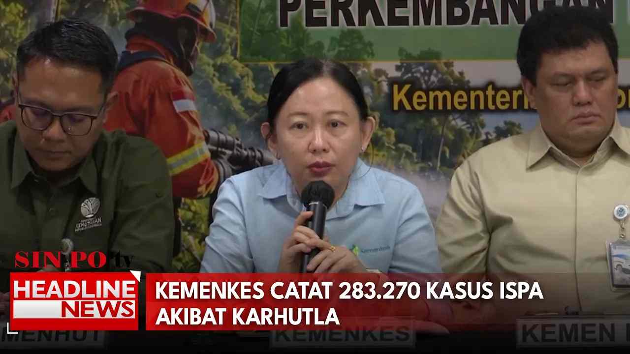 Kemenkes Catat 283.270 Kasus ISPA Akibat Karhutla