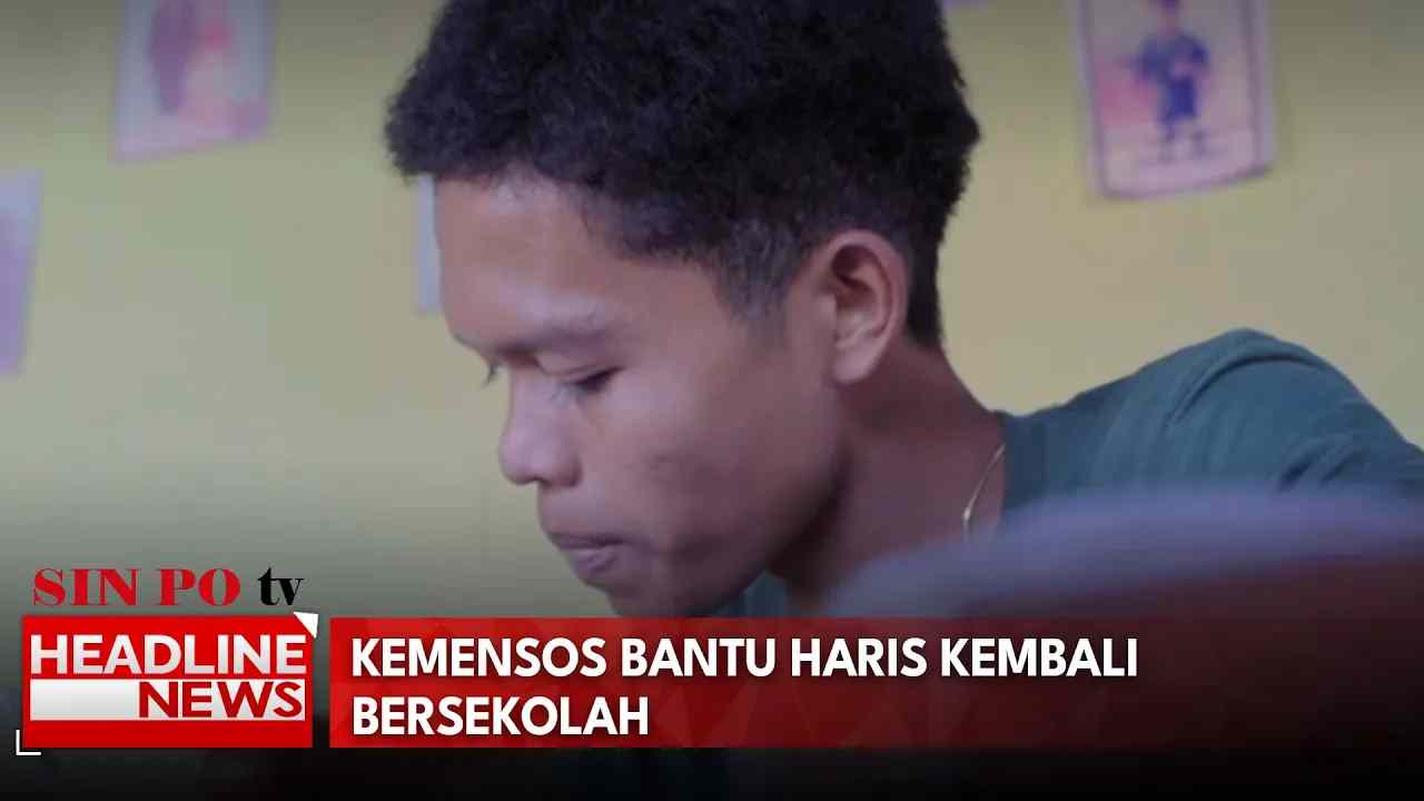 Kemensos Bantu Haris Kembali Bersekolah