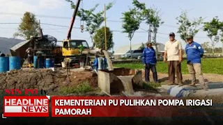 Kementerian PU Pulihkan Pompa Irigasi Pamorah