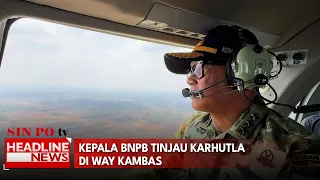 Kepala BNPB Tinjau Karhutla Di Way Kambas