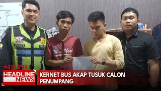 Kernet Bus Akap Tusuk Calon Penumpang