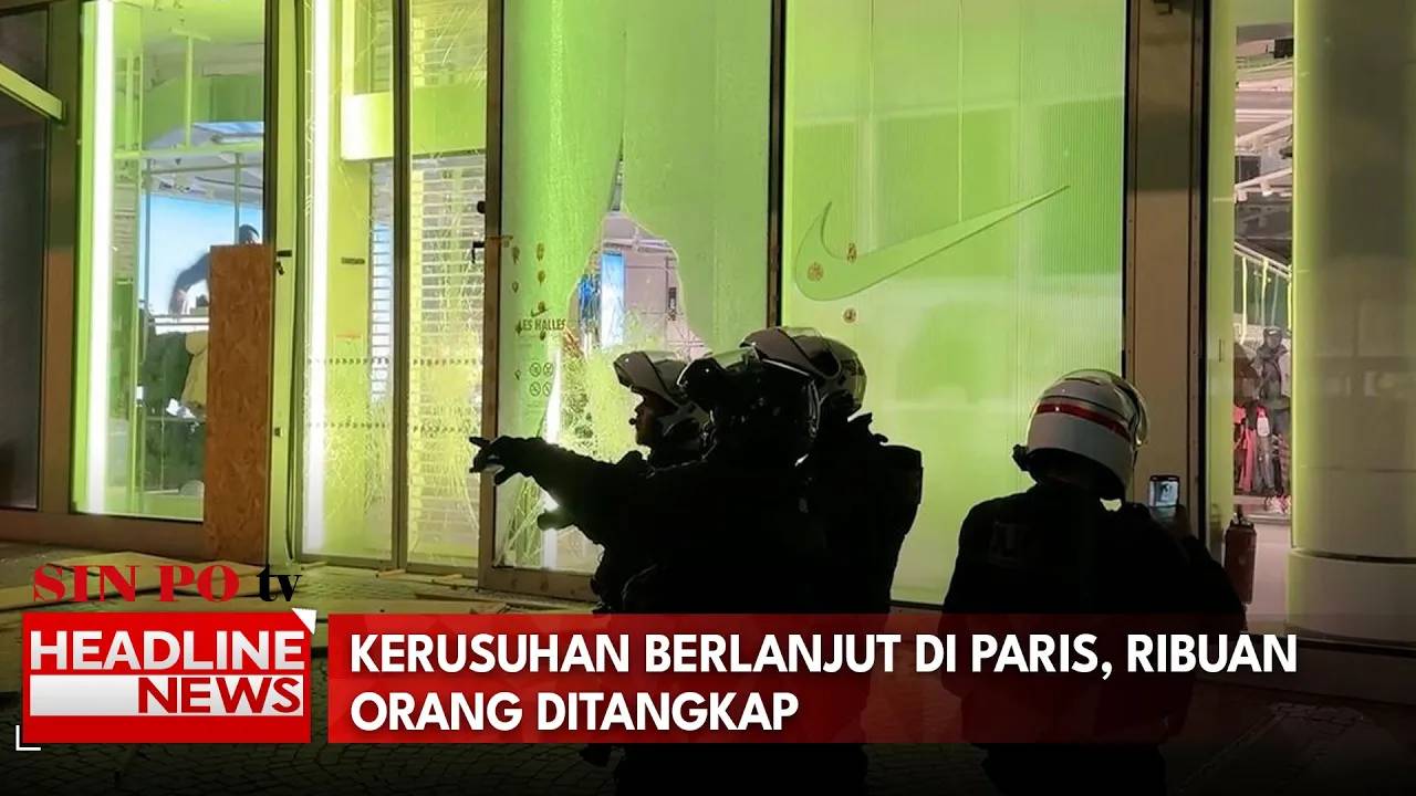 Kerusuhan Berlanjut di Paris, Ribuan Orang Ditangkap