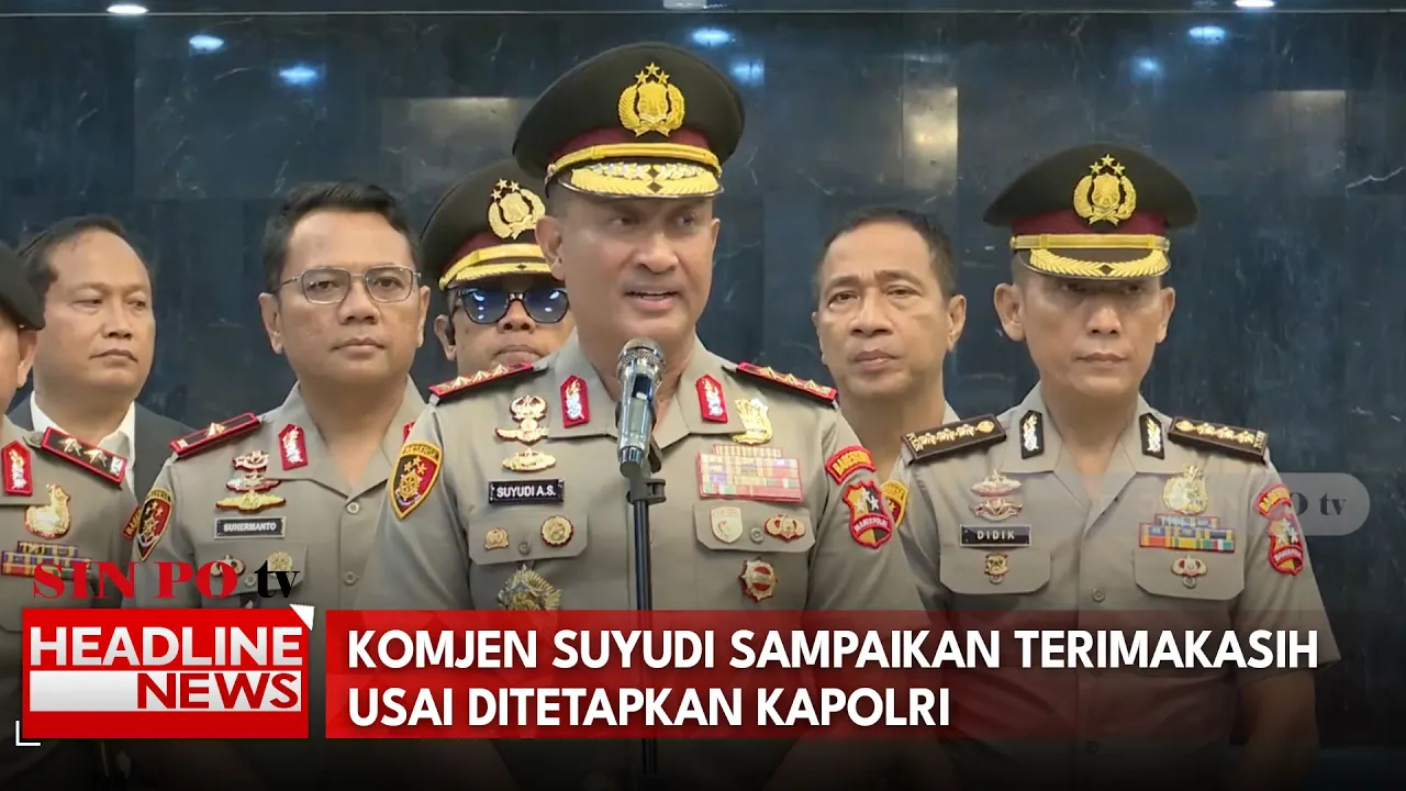 Komjen Suyudi Sampaikan Terimakasih Usai Ditetapkan Kapolri
