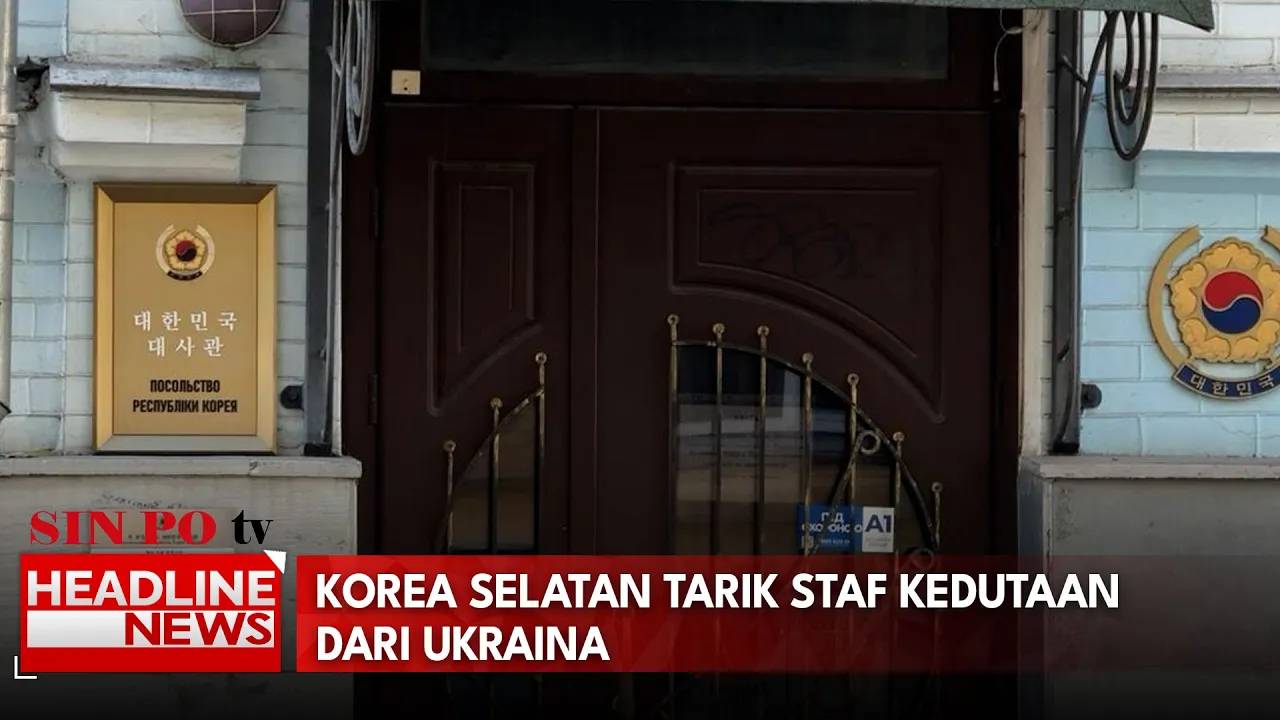 Korea Selatan Tarik Staf Kedutaan Dari Ukraina