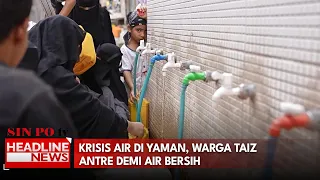 Krisis Air Di Yaman, Warga Taiz Antre Demi Air Bersih