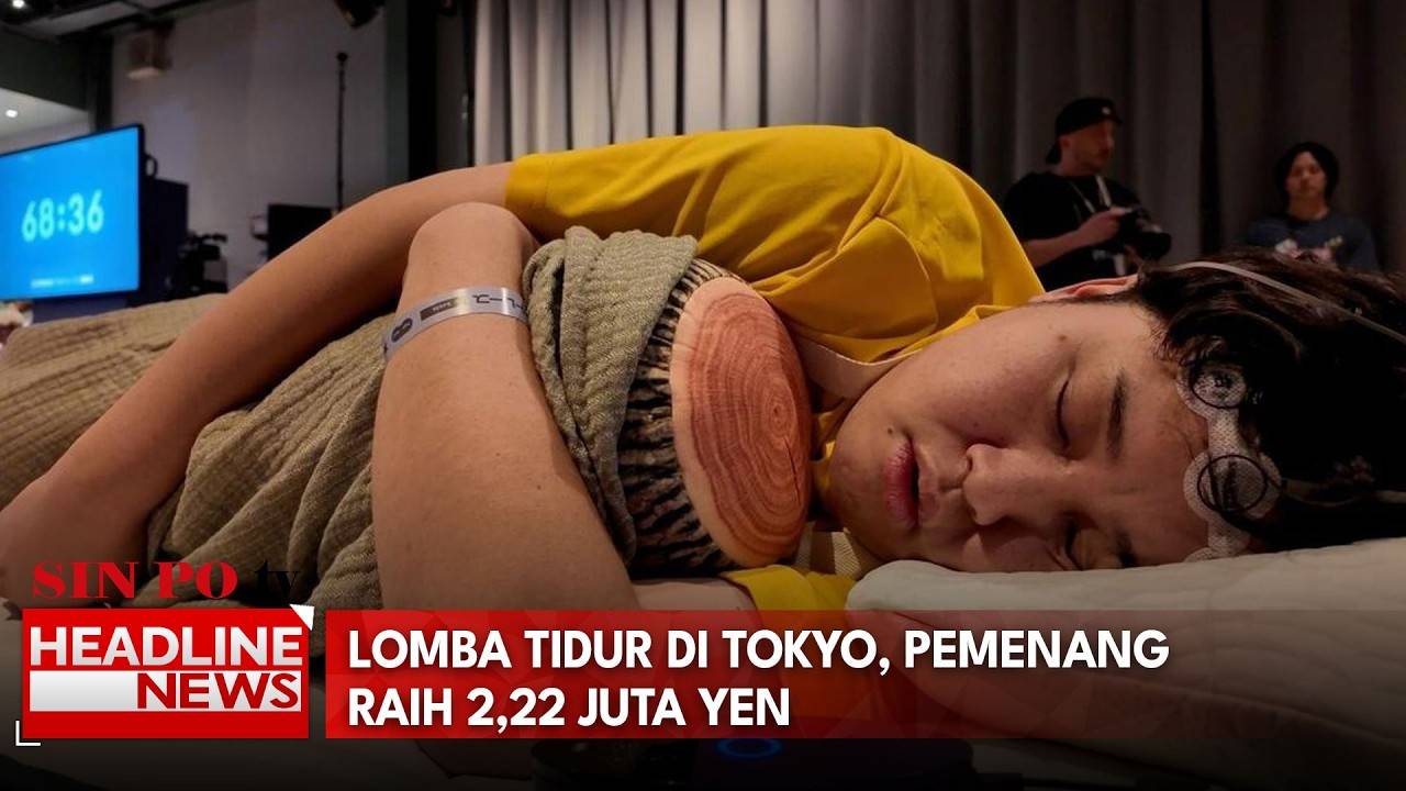 Lomba Tidur di Tokyo, Pemenang Raih 2,22 Juta Yen