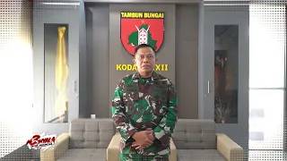 Mayjen TNI Zainul Arifin menyampaikan selamat atas HUT SIN PO TV ke-3.