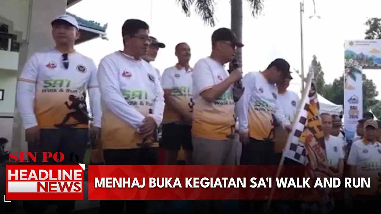 Menhaj Buka Kegiatan Sa'i Walk and Run