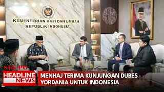 Menhaj Terima Kunjungan Dubes Yordania Untuk Indonesia