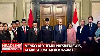 Menko AHY Temui Presiden Swis, Jajaki Sejumlah Kerjasama