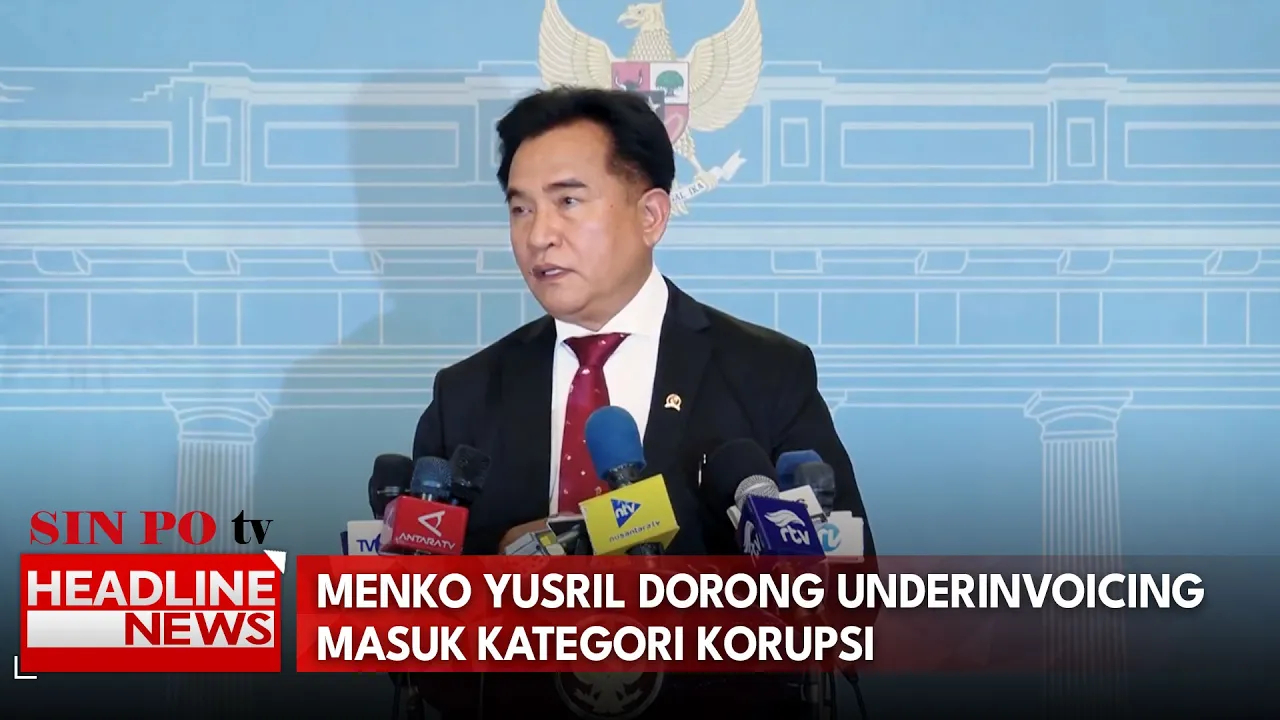 Menko Yusril Dorong Underinvoicing Masuk Kategori Korupsi