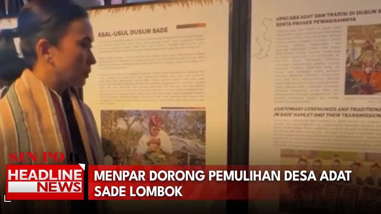 Menpar Dorong Pemulihan Desa Adat Sade Lombok