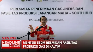 Menteri ESDM Resmikan Fasilitas Produksi Gas Di Kaltim