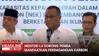 Menteri LH Dorong Pemda Manfaatkan Perdagangan Karbon