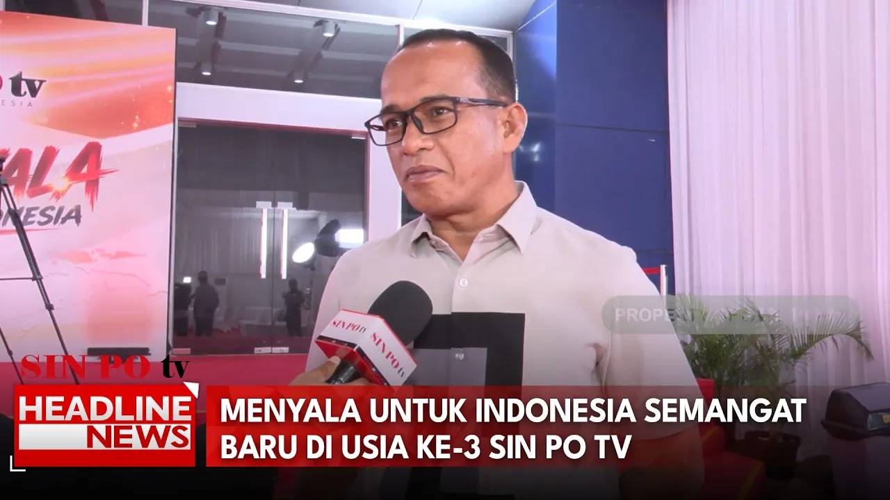 Menyala Untuk Indonesia Semangat Baru di Usia Ke-3 SIN PO tv