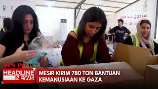 Mesir Kirim 780 Ton Bantuan Kemanusiaan Ke Gaza
