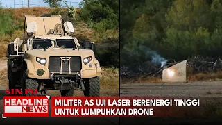 Militer AS Uji Laser Berenergi Tinggi Untuk Lumpuhkan Drone