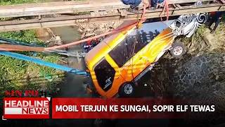 Mobil Terjun Ke Sungai, Sopir ELF Tewas
