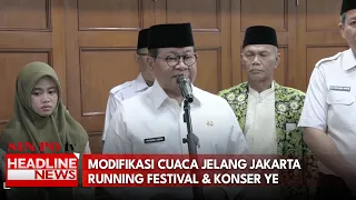 Modifikasi Cuaca Jelang Jakarta Running Festival & Konser Ye