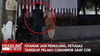 Nyamar Jadi Pemulung, Petugas Tangkap Pelaku Curanmor Saat COD