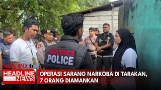 Operasi Sarang Narkoba di Tarakan, 7 Orang Diamankan