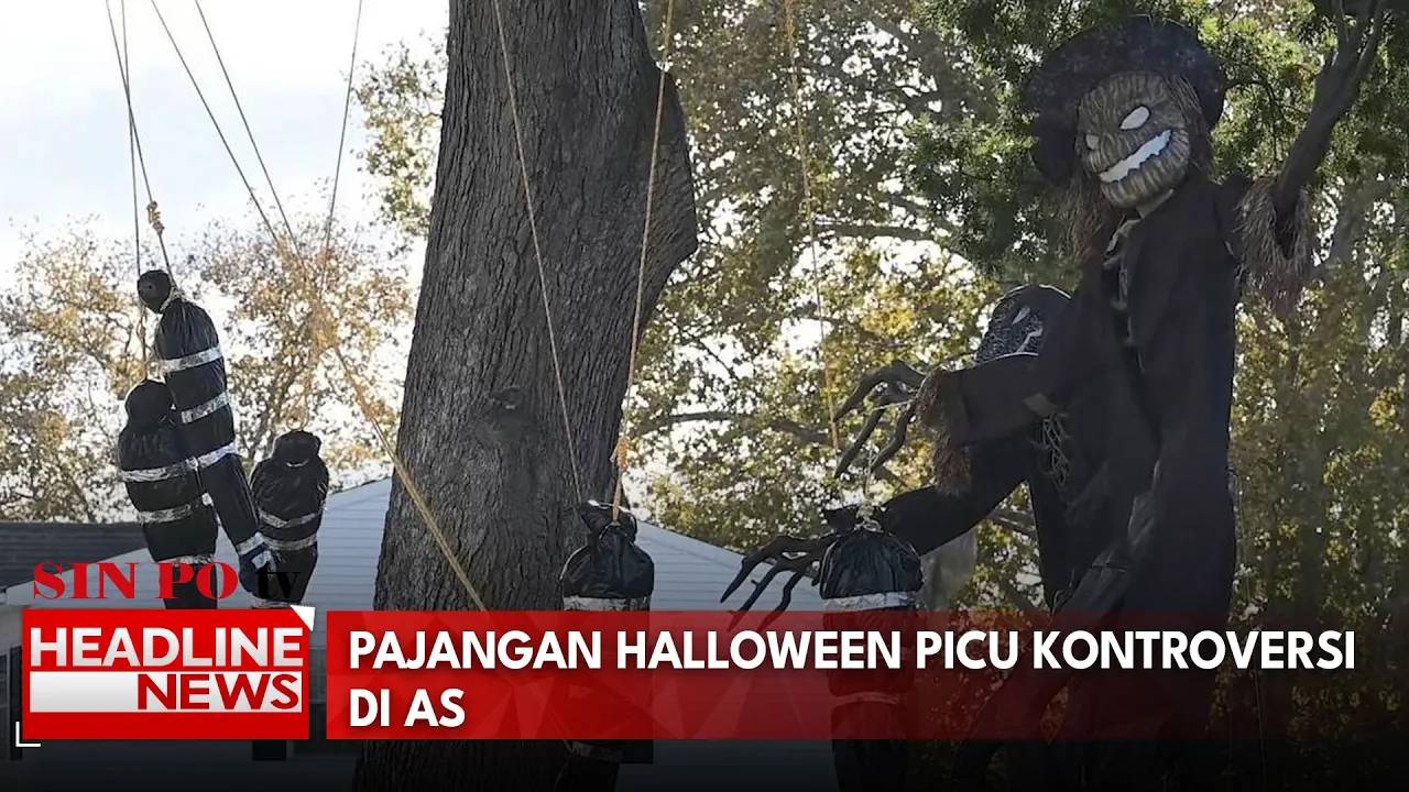 Pajangan Halloween Picu Kontroversi di AS