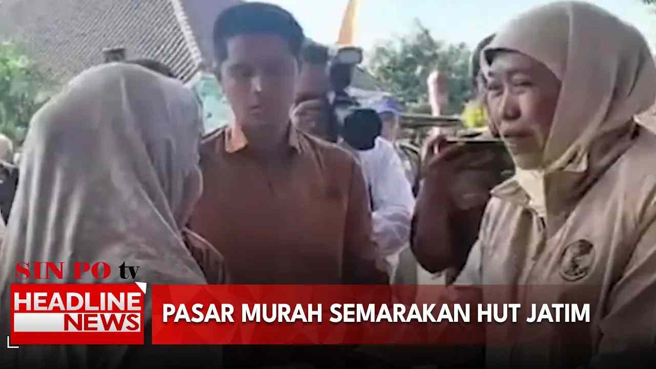 Pasar Murah Semarakan HUT Jatim