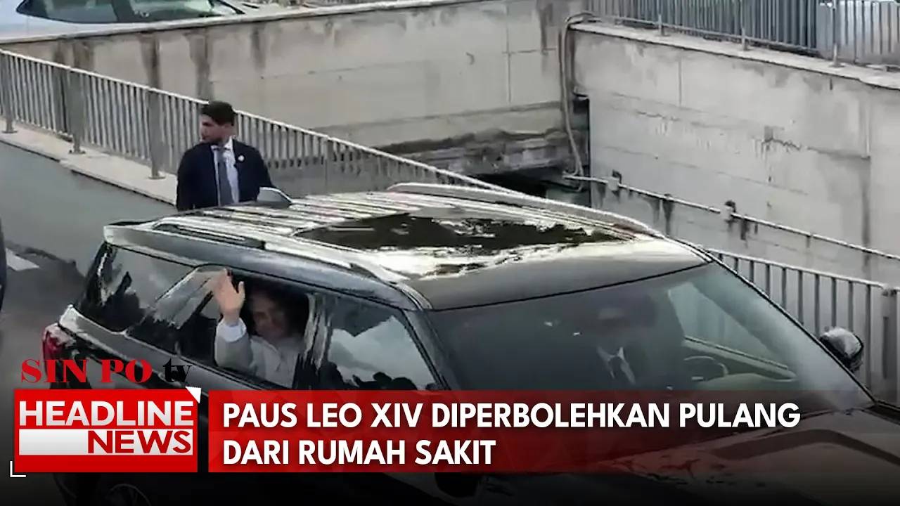 Paus Leo XIV Diperbolehkan Pulang Dari Rumah Sakit