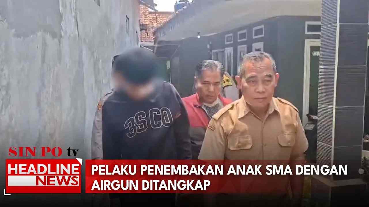 Pelaku Penembakan Anak SMA Dengan Airgun Ditangkap