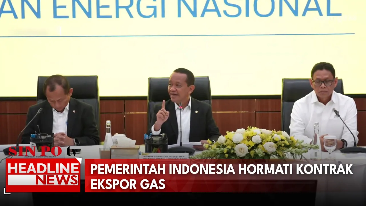 Pemerintah Indonesia Hormati Kontrak Ekspor Gas