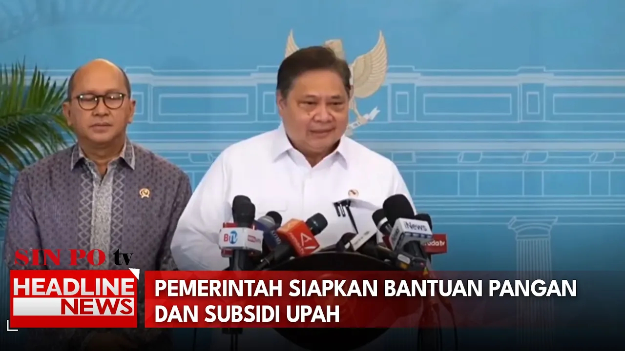 Pemerintah Siapkan Bantuan Pangan dan Subsidi Upah