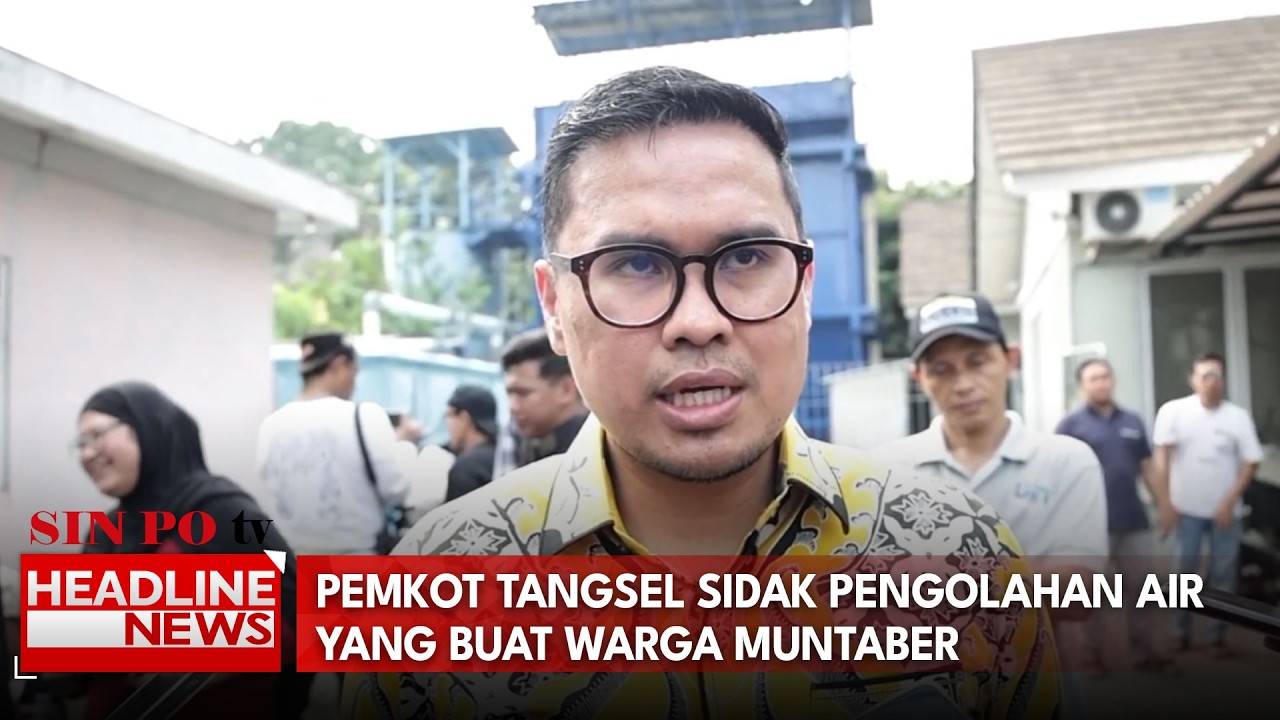 Pemkot Tangsel Sidak Pengolahan Air Yang Buat Warga Muntaber
