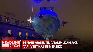 Penari Argentina Tampilkan Aksi Tari Vertikal Di Meksiko