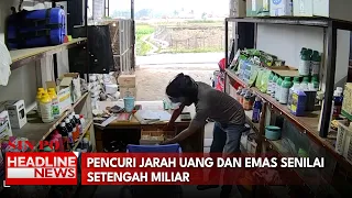 Pencuri Jarah Uang dan Emas Senilai Setengah Miliar
