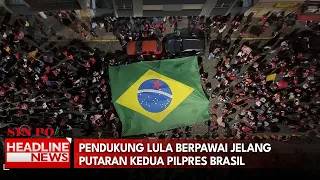 Pendukung Lula Berpawai Jelang Putaran Kedua Pilpres Brasil