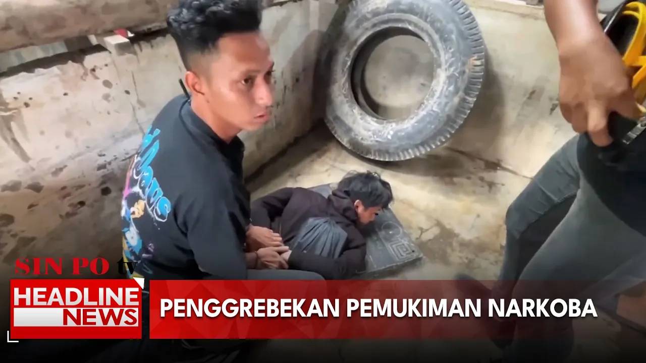 Penggrebekan Pemukiman Narkoba