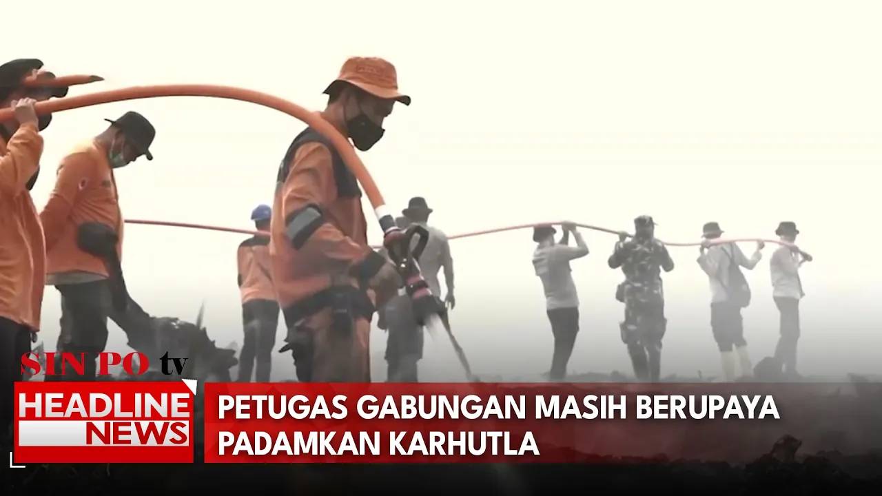 Petugas Gabungan Masih Berupaya Padamkan Karhutla