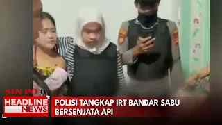 Polisi Tangkap IRT Bandar Sabu Bersenjata Api